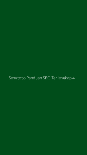 Tampilan Antarmuka Aplikasi Sengtoto Panduan Seo Terlengkap - 4