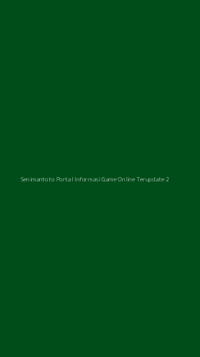 Tampilan Antarmuka Aplikasi Senimantoto Portal Informasi Game Online Terupdate - 2