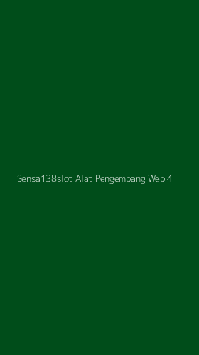 Tampilan Antarmuka Aplikasi Sensa138slot Alat Pengembang Web - 4