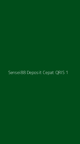 Tampilan Antarmuka Aplikasi Sensei88 Deposit Cepat Qris - 1