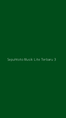 Tampilan Antarmuka Aplikasi Sepuhtoto Musik Lite Terbaru - 3