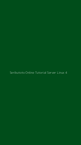 Tampilan Antarmuka Aplikasi Seributoto Online Tutorial Server Linux - 4