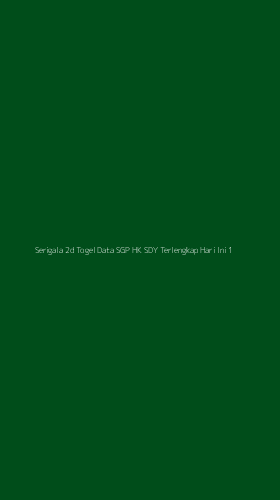 Tampilan Antarmuka Aplikasi Serigala 2d Togel Data Sgp Hk Sdy Terlengkap Hari Ini - 1