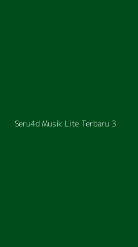 Tampilan Antarmuka Aplikasi Seru4d Musik Lite Terbaru - 3
