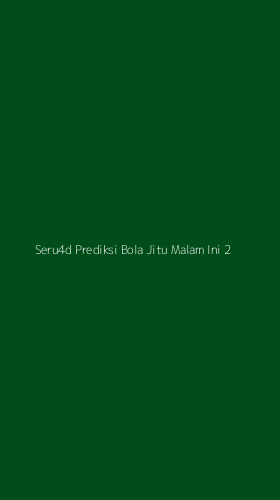 Tampilan Antarmuka Aplikasi Seru4d Prediksi Bola Jitu Malam Ini - 2