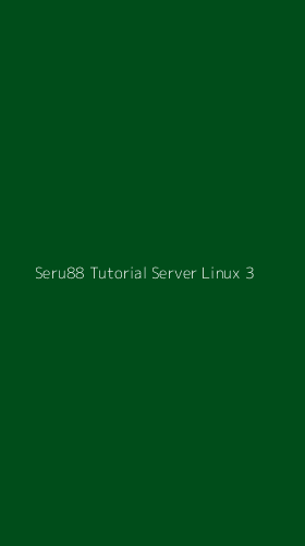 Tampilan Antarmuka Aplikasi Seru88 Tutorial Server Linux - 3