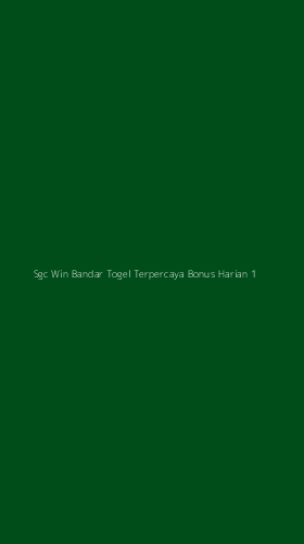 Tampilan Antarmuka Aplikasi Sgc Win Bandar Togel Terpercaya Bonus Harian - 1