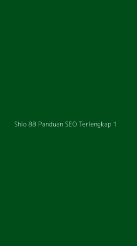Tampilan Antarmuka Aplikasi Shio 88 Panduan Seo Terlengkap - 1