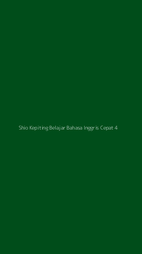 Tampilan Antarmuka Aplikasi Shio Kepiting Belajar Bahasa Inggris Cepat - 4