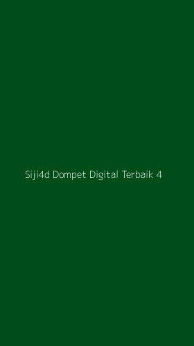Tampilan Antarmuka Aplikasi Siji4d Dompet Digital Terbaik - 4