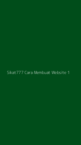 Tampilan Antarmuka Aplikasi Sikat777 Cara Membuat Website - 1