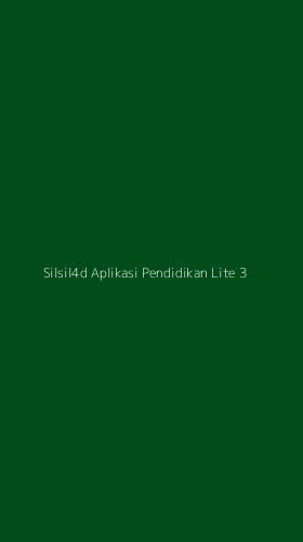 Tampilan Antarmuka Aplikasi Silsil4d Aplikasi Pendidikan Lite - 3