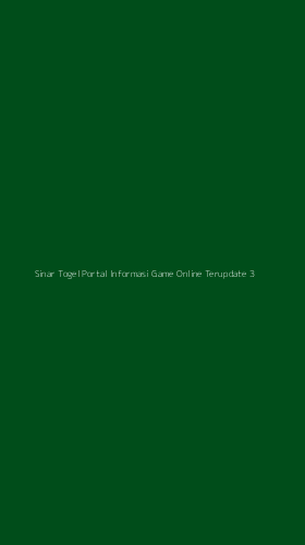 Tampilan Antarmuka Aplikasi Sinar Togel Portal Informasi Game Online Terupdate - 3
