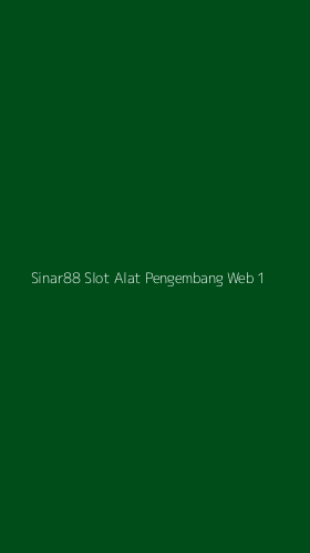 Tampilan Antarmuka Aplikasi Sinar88 Slot Alat Pengembang Web - 1