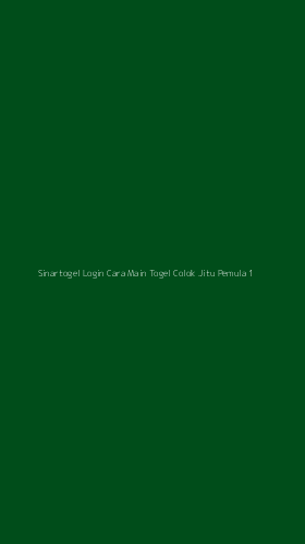 Tampilan Antarmuka Aplikasi Sinartogel Login Cara Main Togel Colok Jitu Pemula - 1