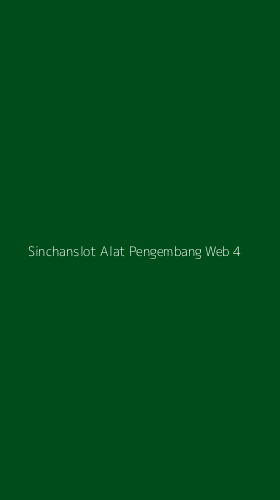 Tampilan Antarmuka Aplikasi Sinchanslot Alat Pengembang Web - 4