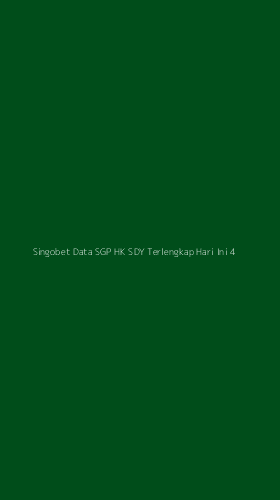 Tampilan Antarmuka Aplikasi Singobet Data Sgp Hk Sdy Terlengkap Hari Ini - 4