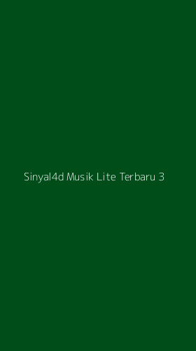 Tampilan Antarmuka Aplikasi Sinyal4d Musik Lite Terbaru - 3