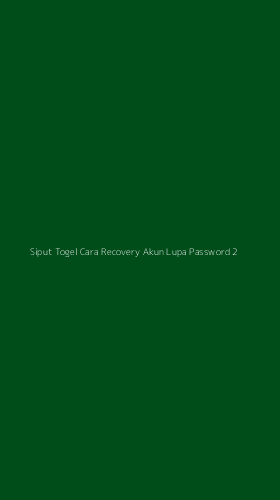Tampilan Antarmuka Aplikasi Siput Togel Cara Recovery Akun Lupa Password - 2
