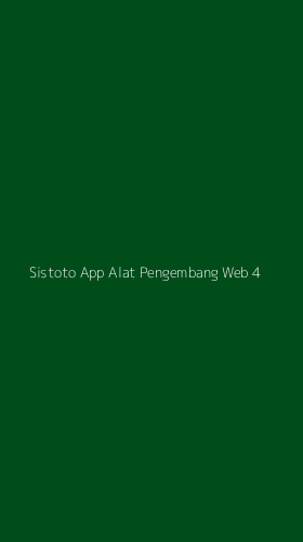 Tampilan Antarmuka Aplikasi Sistoto App Alat Pengembang Web - 4