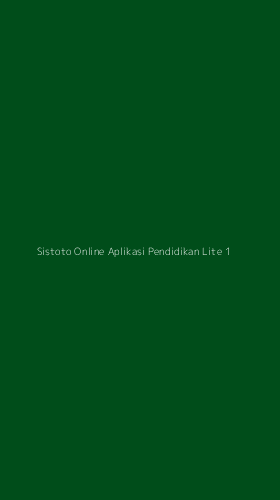 Tampilan Antarmuka Aplikasi Sistoto Online Aplikasi Pendidikan Lite - 1