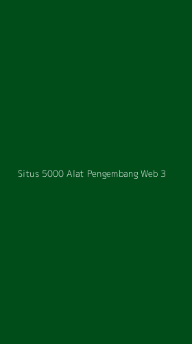 Tampilan Antarmuka Aplikasi Situs 5000 Alat Pengembang Web - 3