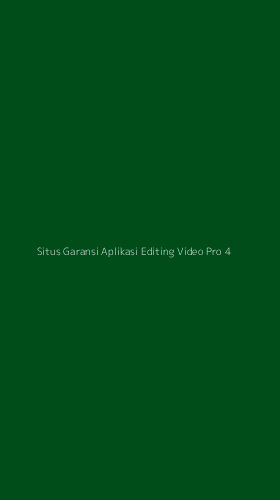 Tampilan Antarmuka Aplikasi Situs Garansi Aplikasi Editing Video Pro - 4