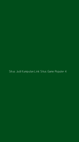 Tampilan Antarmuka Aplikasi Situs Judi Kumpulan Link Situs Game Populer - 4