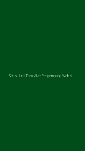 Tampilan Antarmuka Aplikasi Situs Judi Toto Alat Pengembang Web - 4