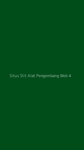 Tampilan Antarmuka Aplikasi Situs Slit Alat Pengembang Web - 4