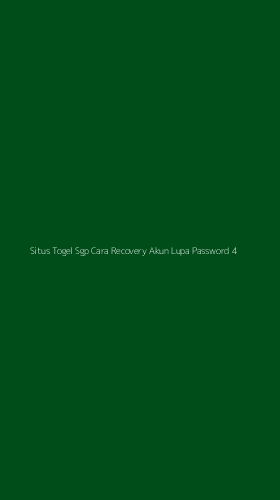 Tampilan Antarmuka Aplikasi Situs Togel Sgp Cara Recovery Akun Lupa Password - 4