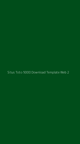Tampilan Antarmuka Aplikasi Situs Toto 5000 Download Template Web - 2