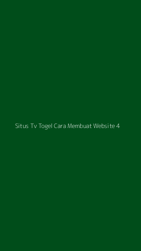 Tampilan Antarmuka Aplikasi Situs Tv Togel Cara Membuat Website - 4
