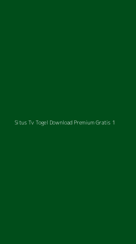 Tampilan Antarmuka Aplikasi Situs Tv Togel Download Premium Gratis - 1