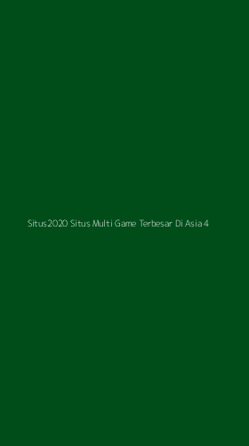 Tampilan Antarmuka Aplikasi Situs2020 Situs Multi Game Terbesar Di Asia - 4