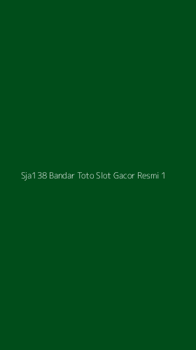 Tampilan Antarmuka Aplikasi Sja138 Bandar Toto Slot Gacor Resmi - 1