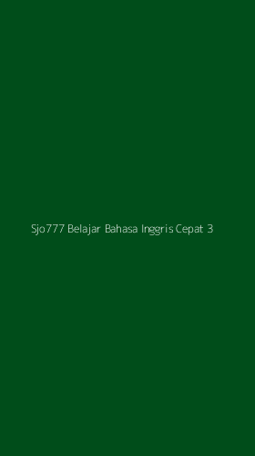 Tampilan Antarmuka Aplikasi Sjo777 Belajar Bahasa Inggris Cepat - 3