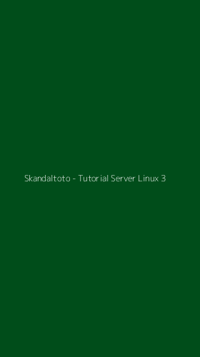 Tampilan Antarmuka Aplikasi Skandaltoto - Tutorial Server Linux - 3