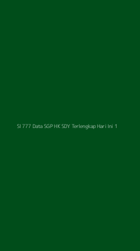 Tampilan Antarmuka Aplikasi Sl 777 Data Sgp Hk Sdy Terlengkap Hari Ini - 1