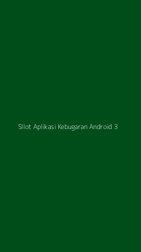 Tampilan Antarmuka Aplikasi Sllot Aplikasi Kebugaran Android - 3