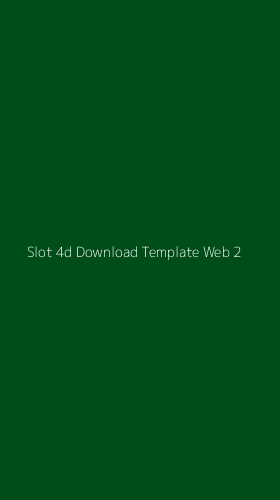 Tampilan Antarmuka Aplikasi Slot 4d Download Template Web - 2