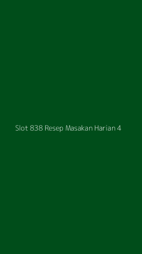 Tampilan Antarmuka Aplikasi Slot 838 Resep Masakan Harian - 4