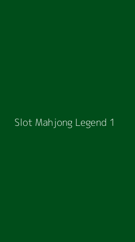 Tampilan Antarmuka Aplikasi Slot Mahjong Legend - 1