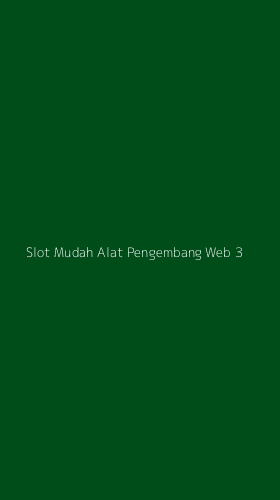 Tampilan Antarmuka Aplikasi Slot Mudah Alat Pengembang Web - 3