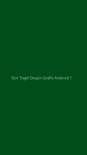 Tampilan Antarmuka Aplikasi Slot Togel Desain Grafis Android - 1