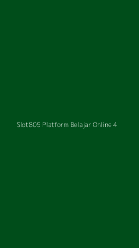 Tampilan Antarmuka Aplikasi Slot805 Platform Belajar Online - 4