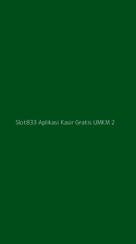 Tampilan Antarmuka Aplikasi Slot833 Aplikasi Kasir Gratis Umkm - 2