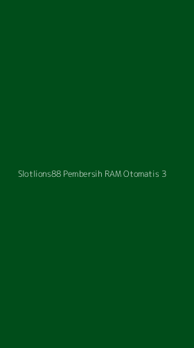 Tampilan Antarmuka Aplikasi Slotlions88 Pembersih Ram Otomatis - 3