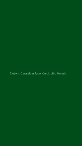 Tampilan Antarmuka Aplikasi Slotwin Cara Main Togel Colok Jitu Pemula - 1