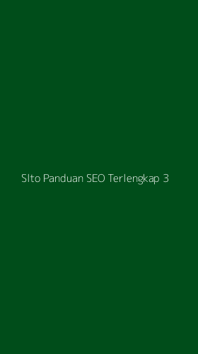 Tampilan Antarmuka Aplikasi Slto Panduan Seo Terlengkap - 3